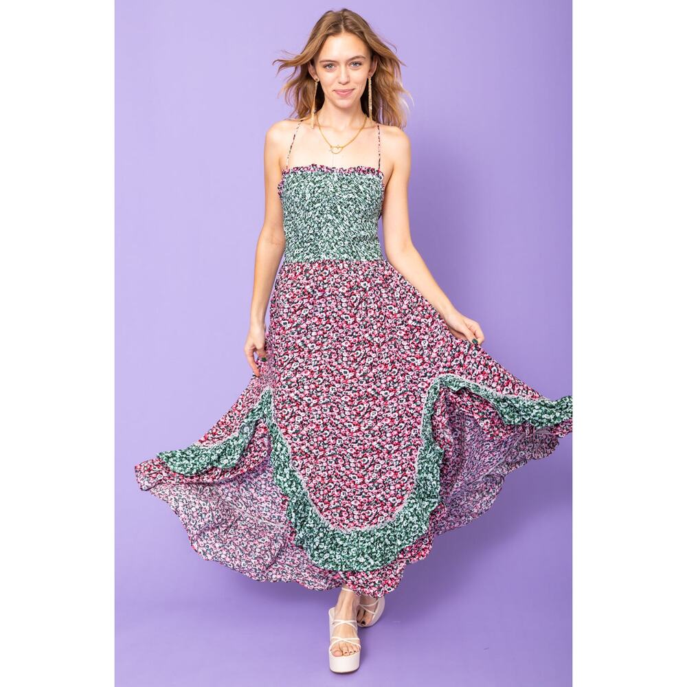 Free People One I Love Midi Dress in Classic Combo Size S